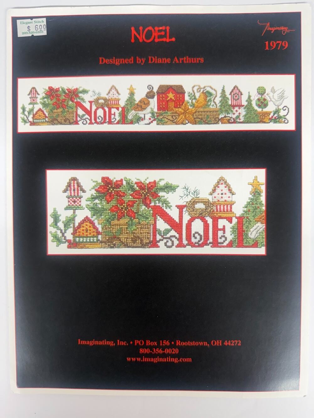Noel Cross Stitch Pattern Booklet Diane Arthurs Imaginating Vintage Christmas